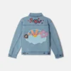 Veste en jean brodée « I Love You » Veste en jean brodée « I Love You »