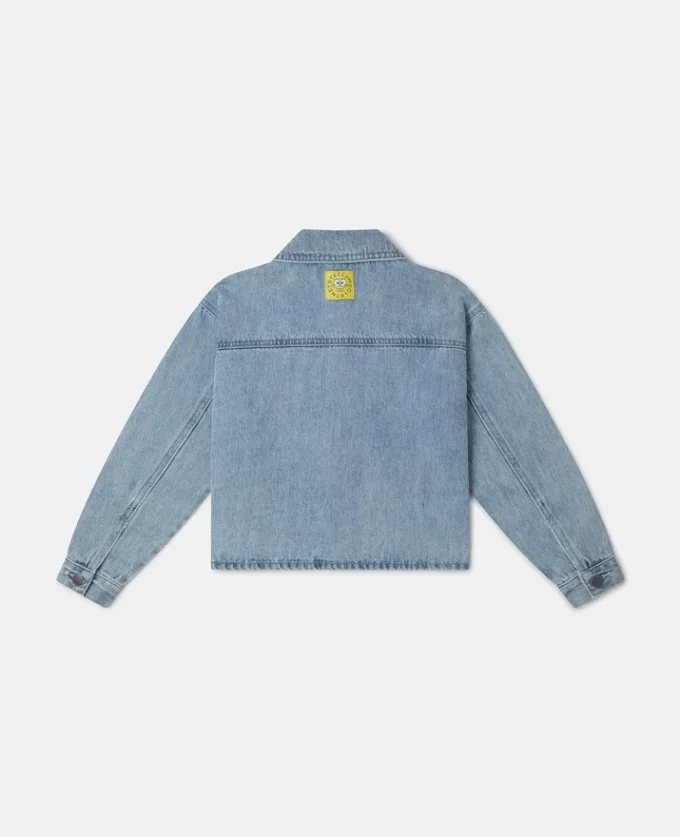 Veste en jean graphique Bob l’éponge Veste en jean graphique Bob l’éponge
