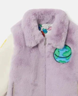 Veste en peluche Earth Friends Graphic