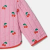 Veste matelassée à imprimé cerises