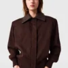 Veste militaire classique à col carré Veste militaire classique à col carré