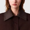 Veste militaire classique à col carré Veste militaire classique à col carré