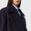 Veste peacoat courte à ceinture Veste peacoat courte à ceinture