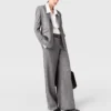 Veste à rayures fines et simple boutonnage Veste à rayures fines et simple boutonnage
